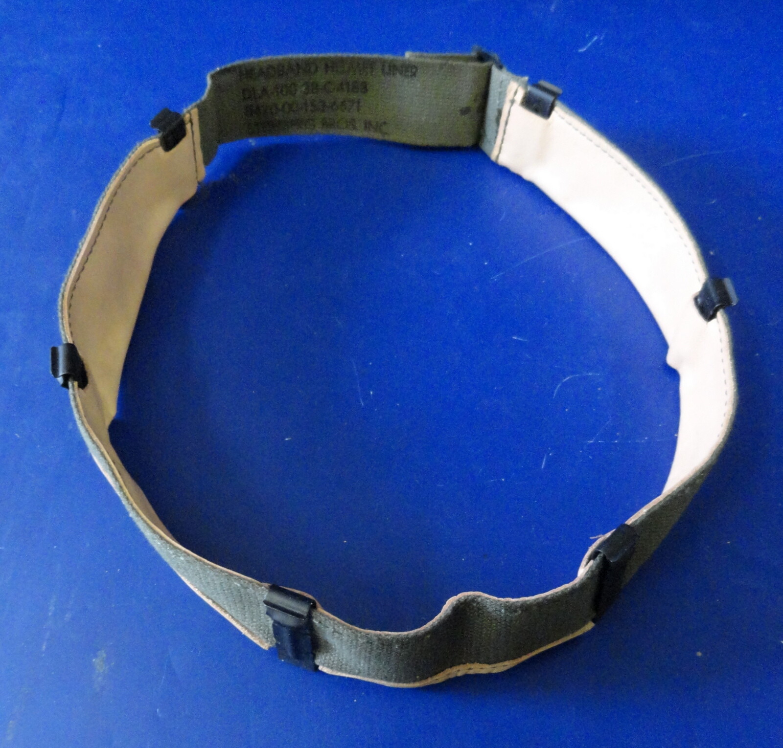 GENUINE US ISSUE M-1 HELMET LEATHER SWEATBAND