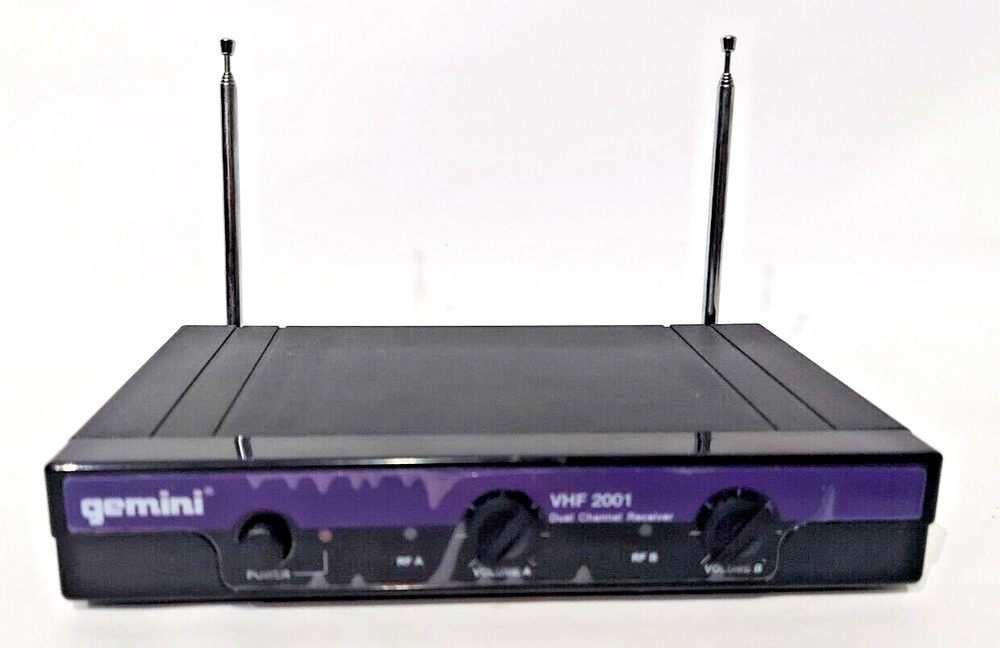 Gemini VHF-2001 Dual Channel VHF Wireless Microphone System