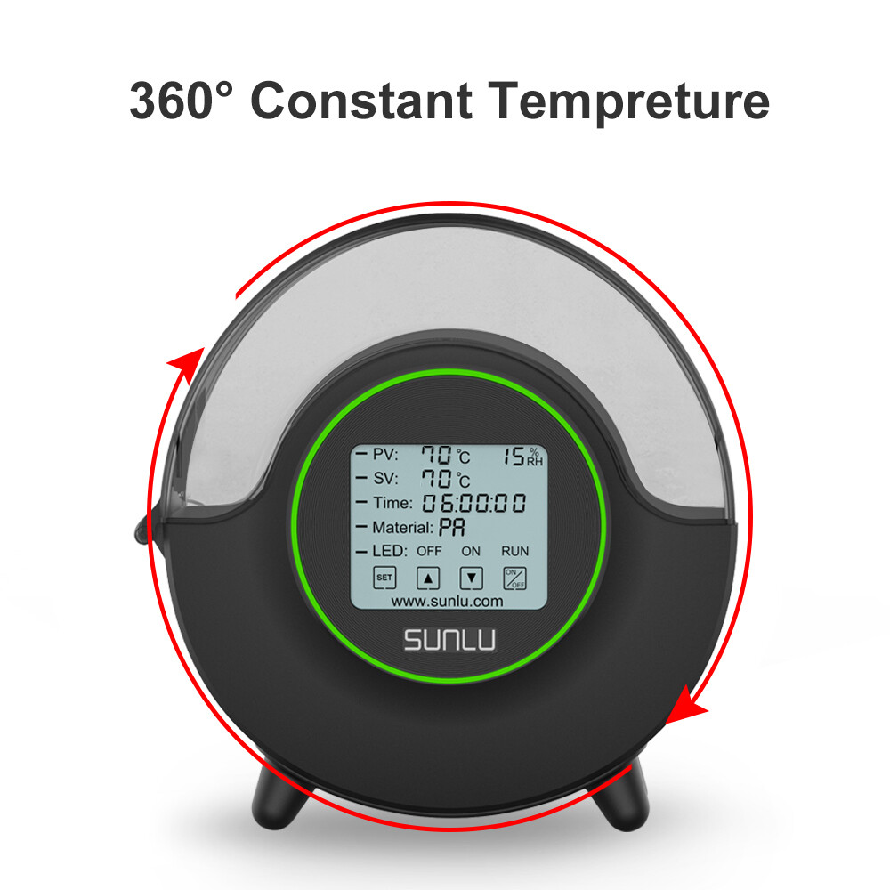 Sunlu S1/Upgraded S2 FilaDryer 3D Printer Filament Dryer 1.75mm Storage Box