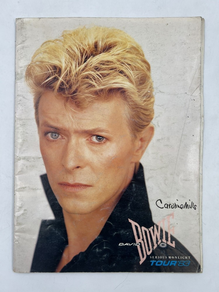 1983 DAVID BOWIE SERIOUS MOONLIGHT TOUR PROGRAMME
