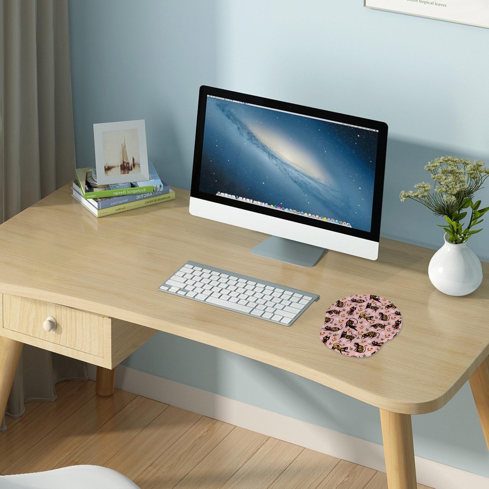 RICHEN Ergonomic Mouse Pad with Wrist Support,Non-Slip Rubber Base for Comput...