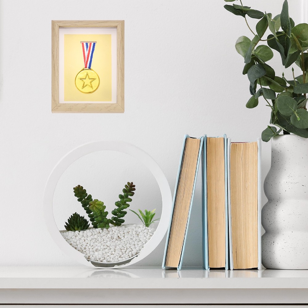 For 13x9" Horizontal Frame with Dots and 4 Stickers, White