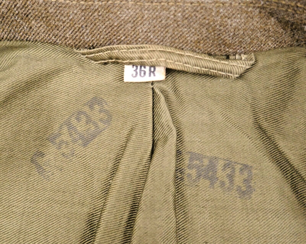 US Air Force Post-WWII IKE Jacket German Made Patch Ribbon