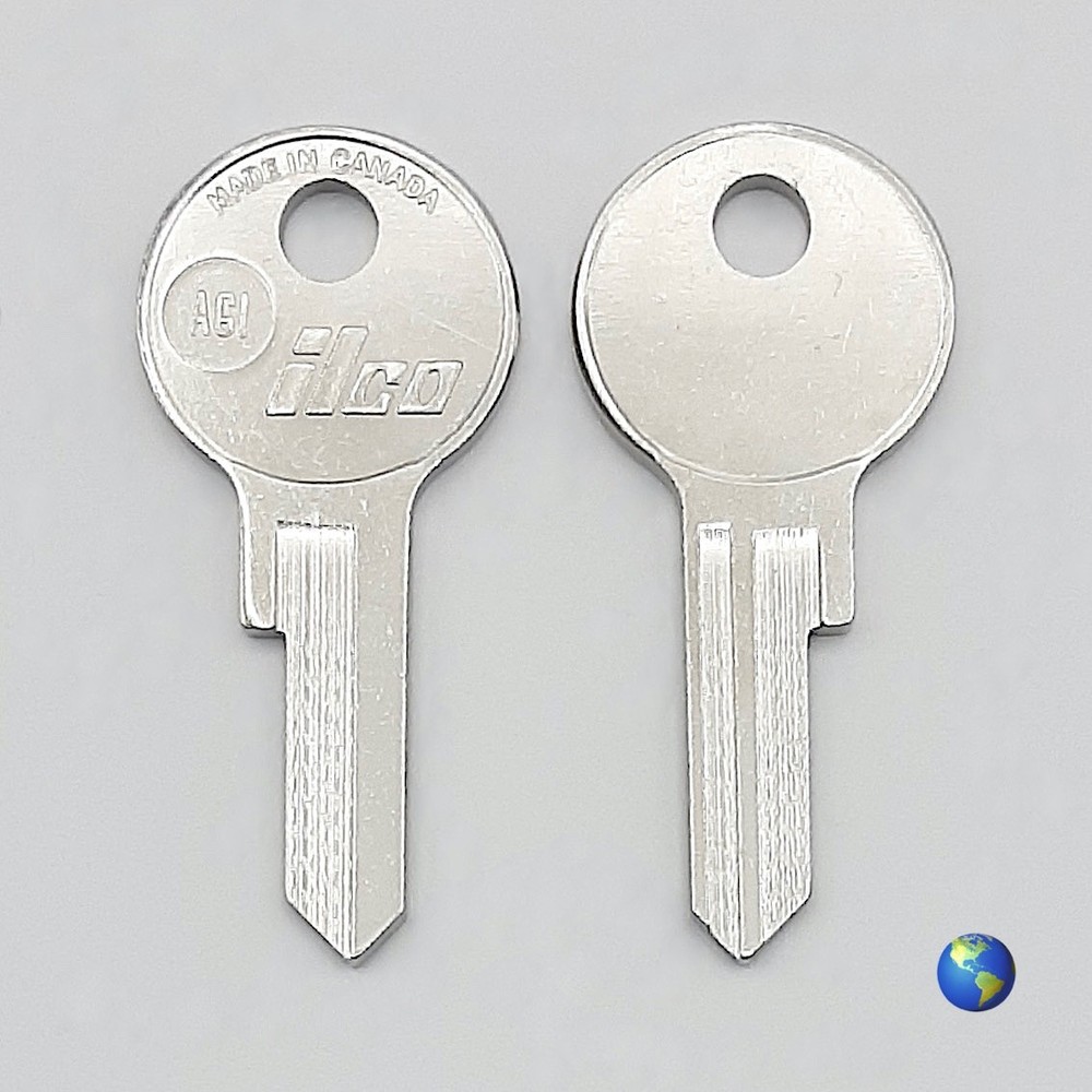 AG1 Key Blanks for Various Patio Door Locks (1 Key)