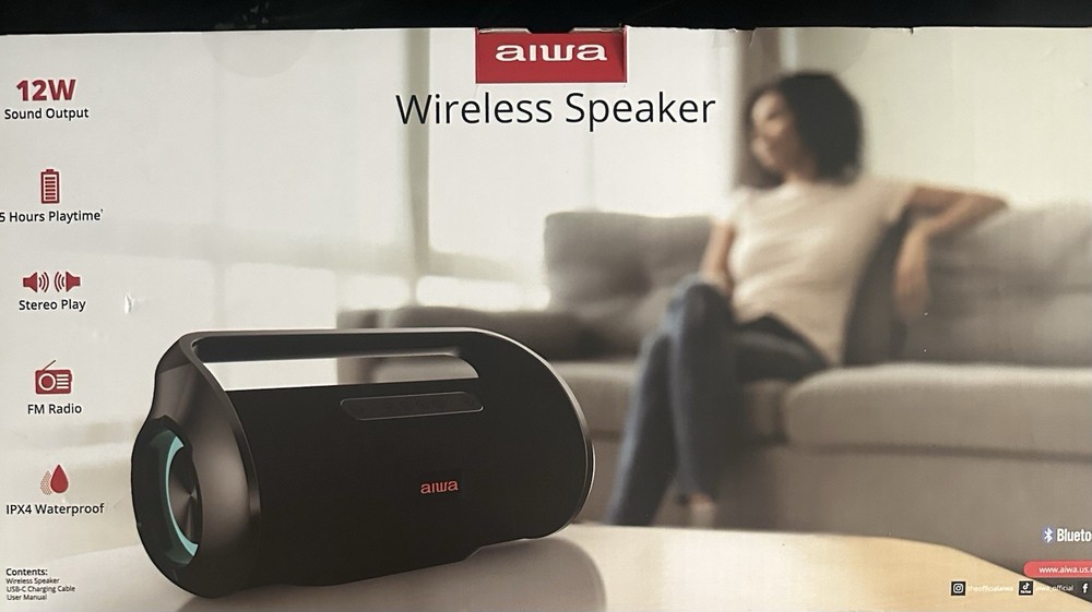 AIWA portable Wireless Bluetooth speaker