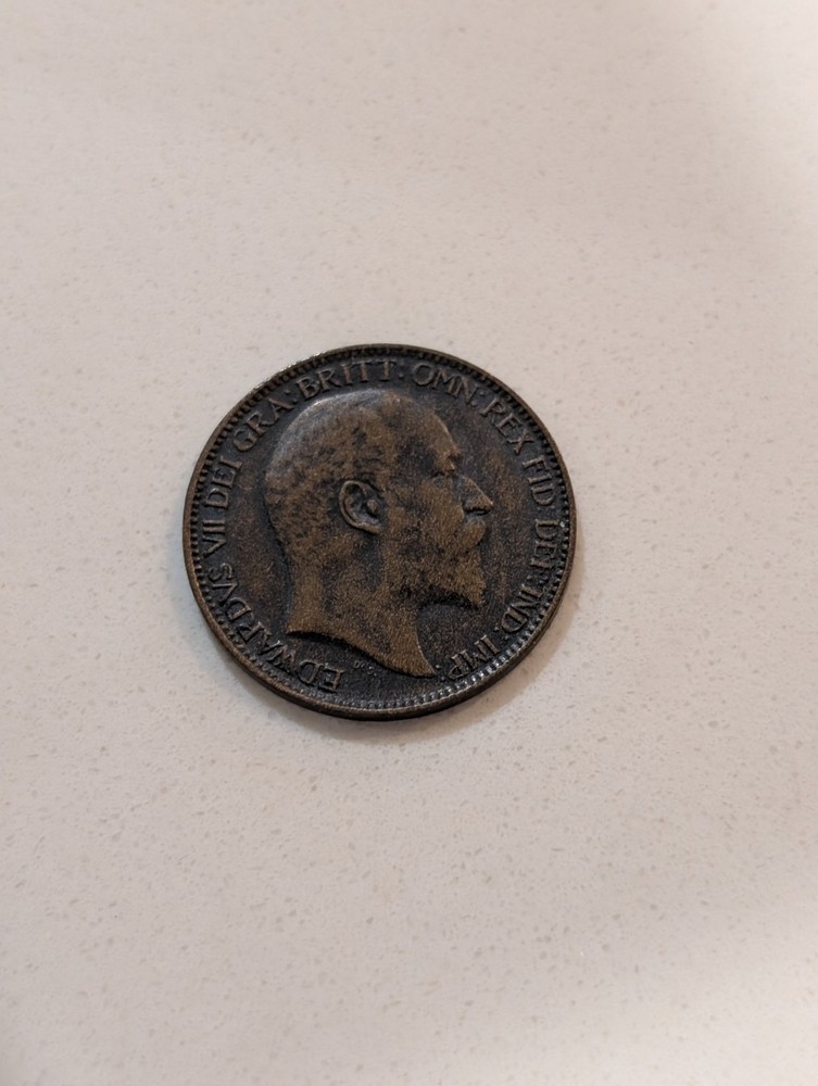 1909 - Farthing - Great Britain - A 32