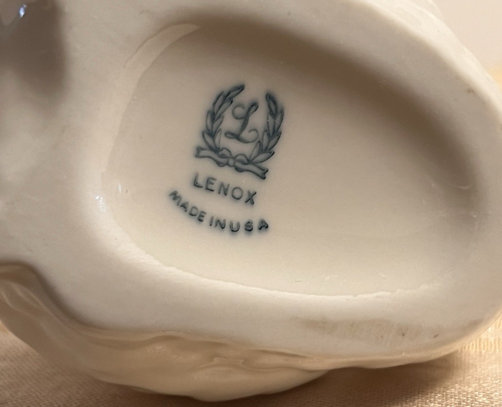 Lenox Swan Porcelain Master Salt Celler
