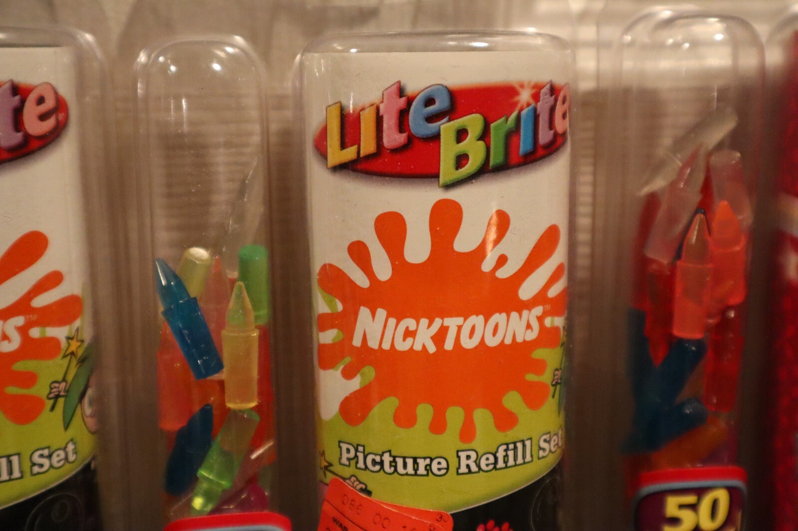 NEW 3 Lite Brite Picture Refill 50 Pegs Nicktoons Sponge Bob Cube My Little Pony