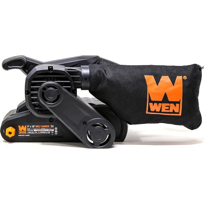 6.3-Amp 3 x 18-Inch Variable Speed Handheld Portable Belt Sander