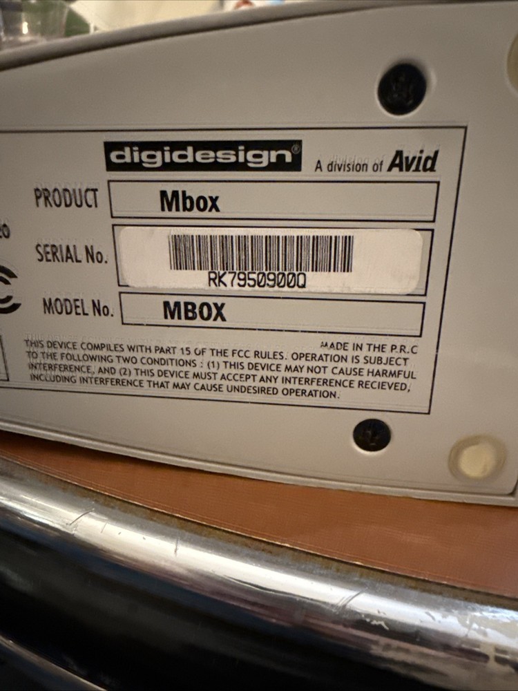 MBOX USB Audio Interface - Digidesign/Avid