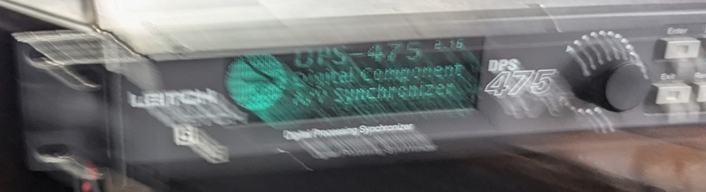 Leitch DPS-475AV Digital Processing Synchronizer Frame Sync TBC – Powers On – SD