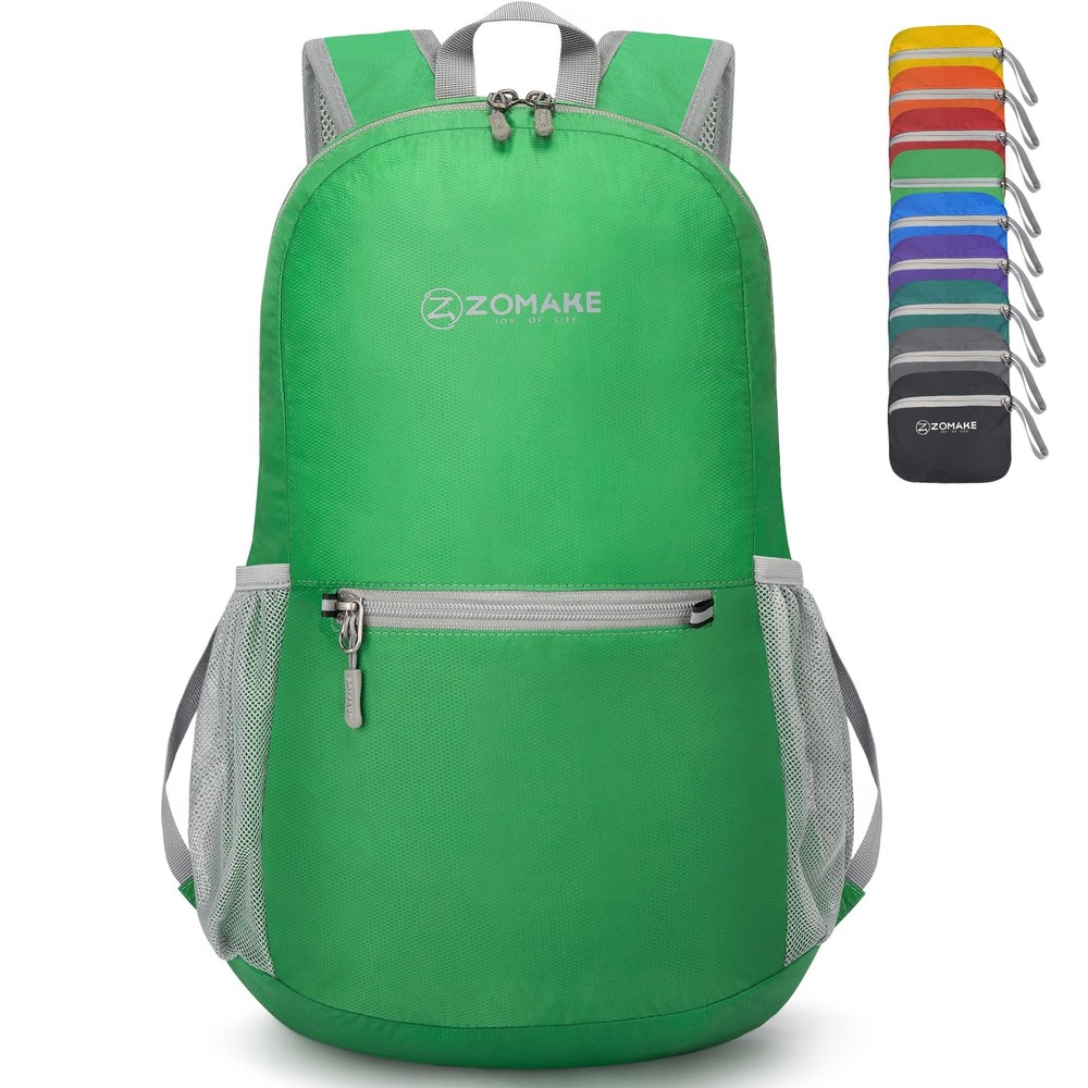 Ultra Lightweight Hiking Backpack 20L Packable Small Water Resistant Green