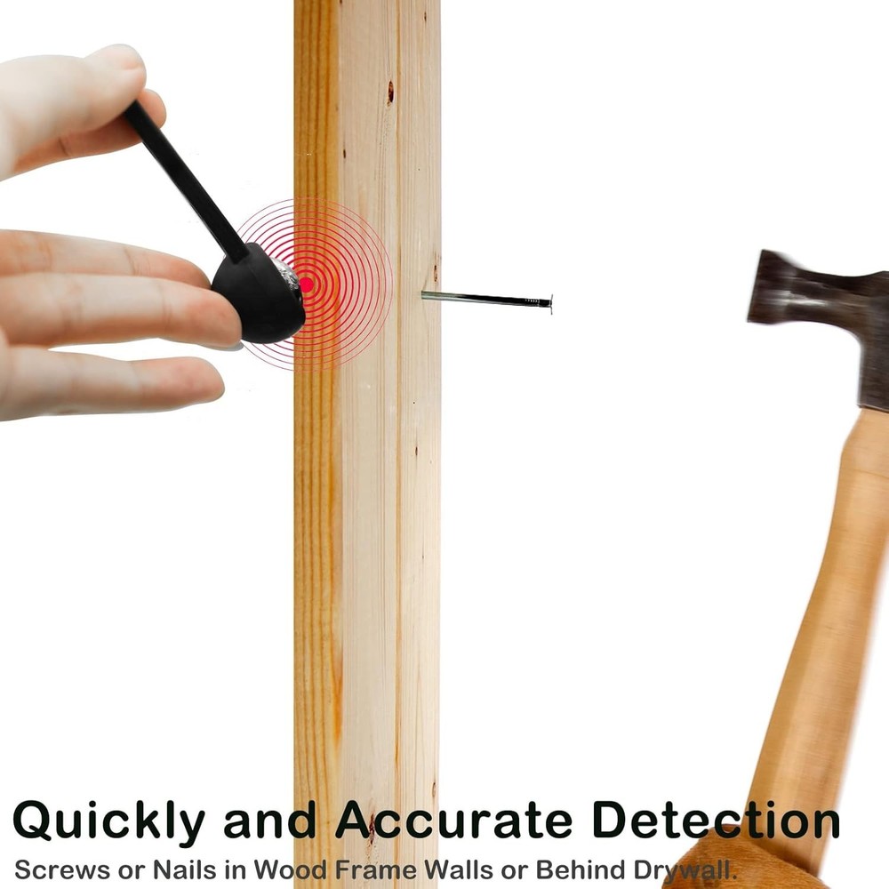 Magnetic Stud Finder with 27lbs Pull - No Batteries Required for Precision