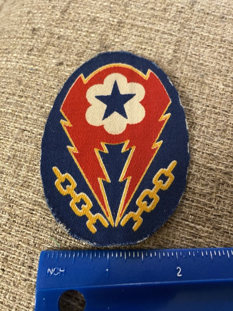 WWII US Army Patch European Theatre Command ETO Advanced Base Force Printed