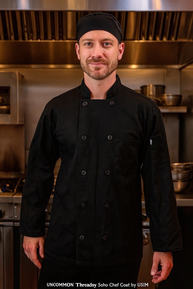 UNCOMMON THREADS Soho Chef Coat by Uncommon Threads