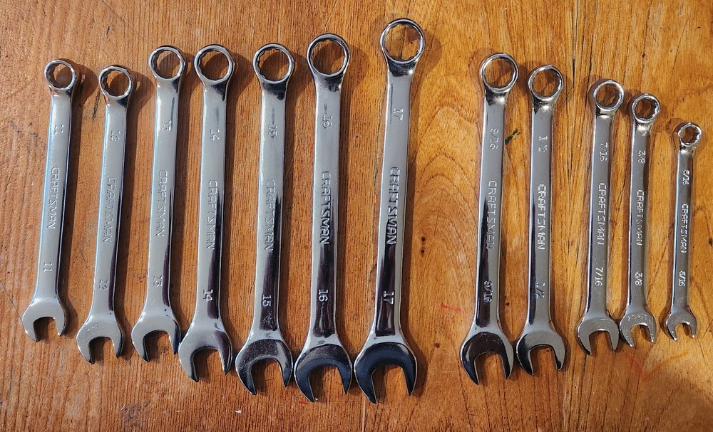 CRAFTSMAN 12pc FULL POLISH Chrome