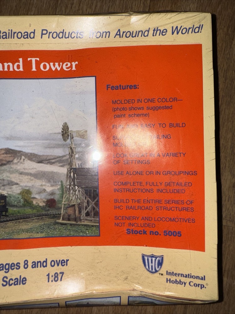 IHC Sand Tower Kit HO Scale NEW
