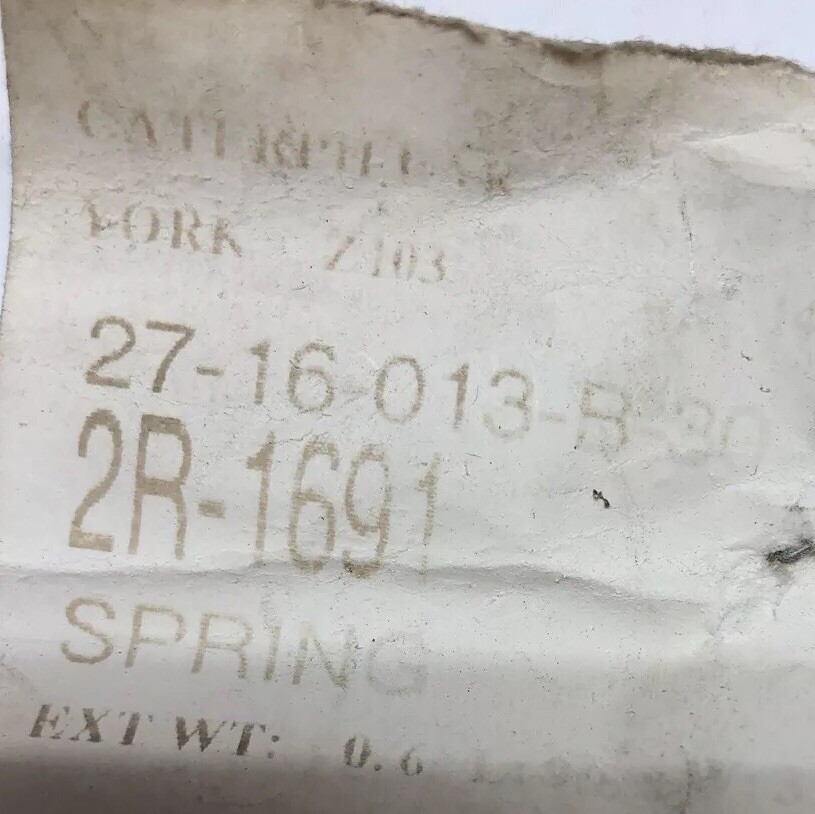 Caterpillar (Cat) 2R-1691 or 2R1691 Spring