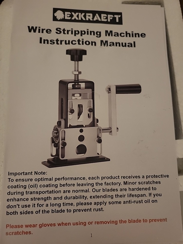 Manual Wire Stripping Machine Drill Powered Hand Crank Wire Stripper Tool 1.5-30