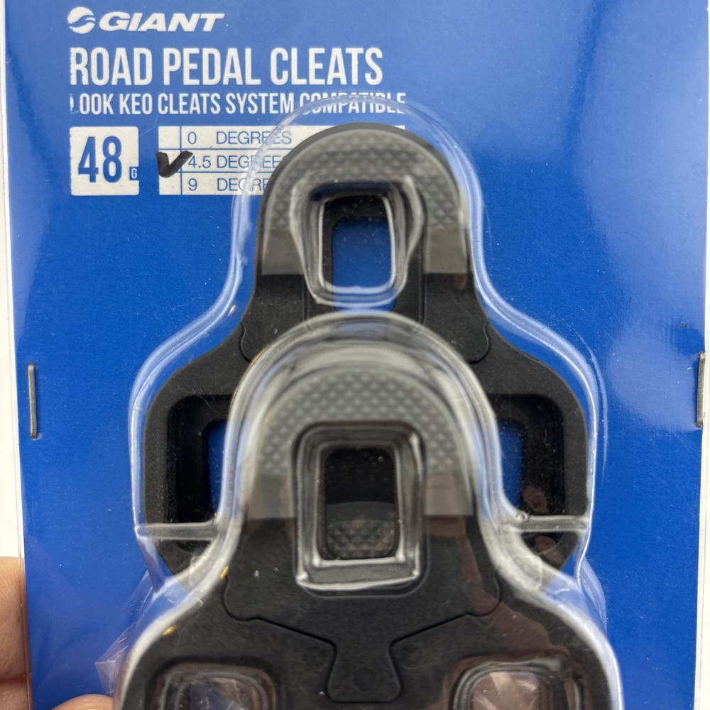 Giant Road Elite Clipless Bicycle Pedals - Look Compatible Cleat 4.5 Degrees