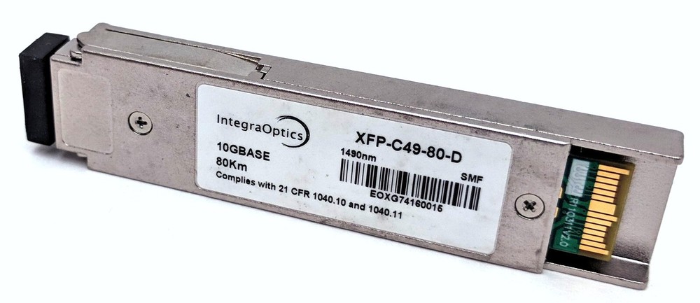 Integra Optics XFP-C49-80-D SFP Transceiver Module 10GBASE 80Km SMF