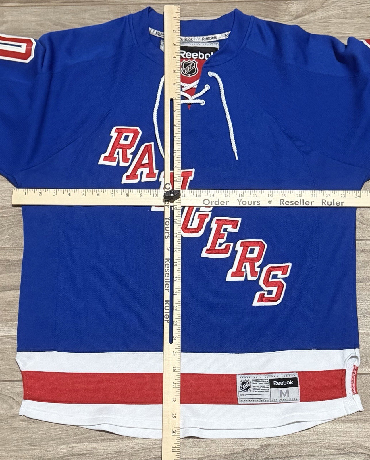 Size M - New York Rangers Henrik Lundqvist Reebok Replica Jersey Blue