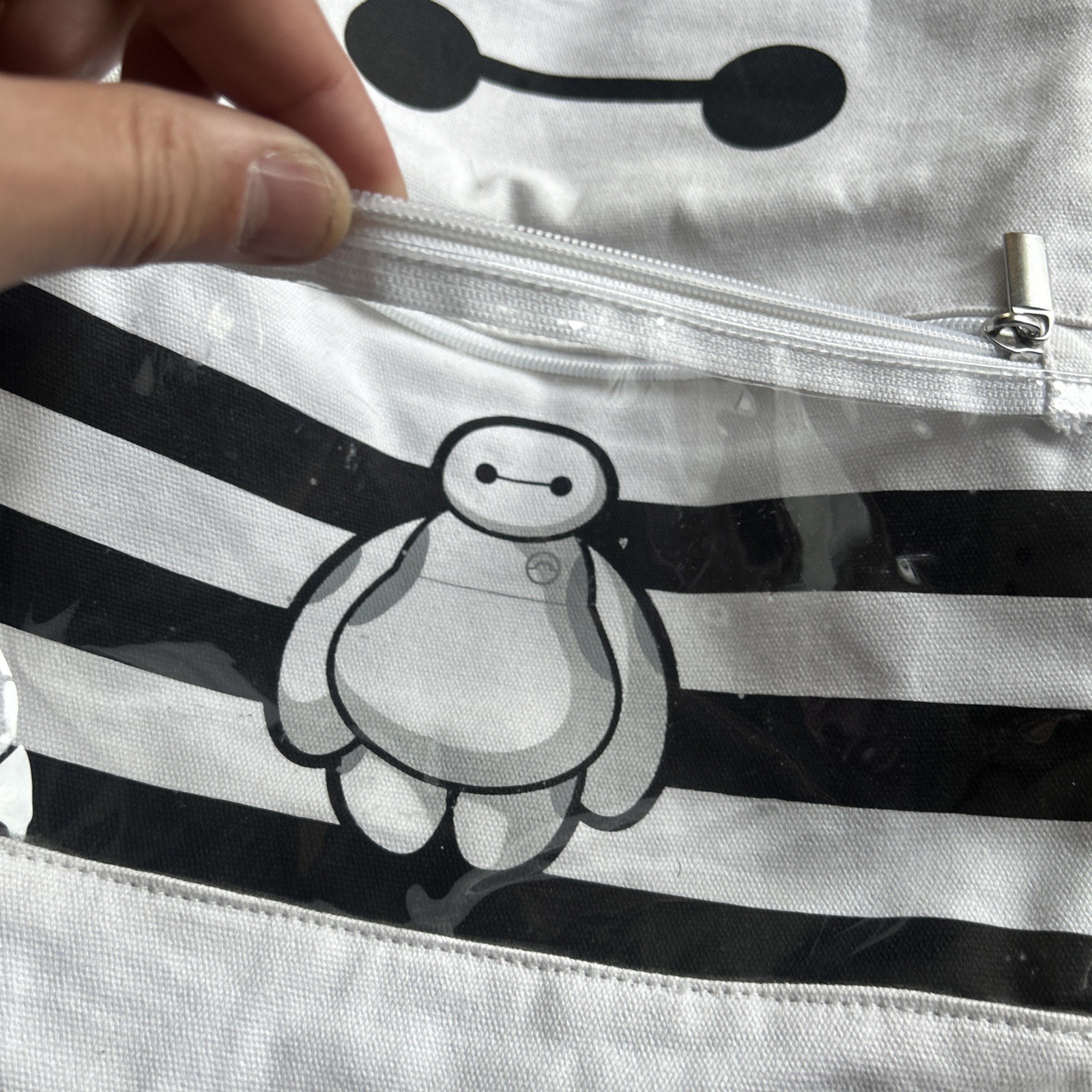 Disney Store Baymax Shoulder bag Tote Fold Over Big Hero 6 NWTs Removable Straps