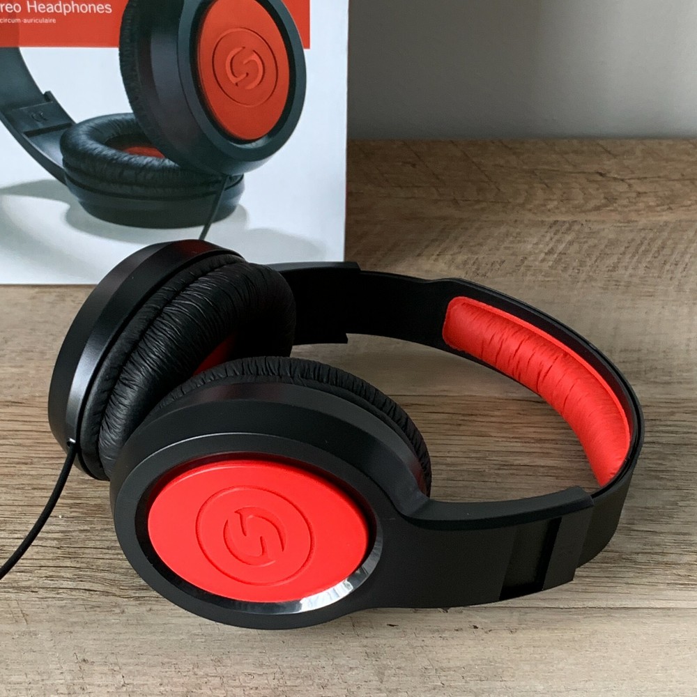 Samson SR360 Over Ear Dynamic Stereo Headphones Padded Headset Wired