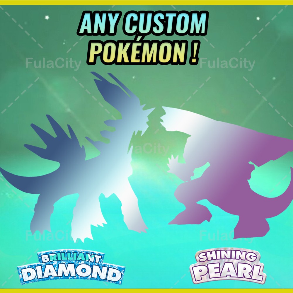 CUSTOM POKEMON 💚 BDSP (ANY) ⚡ 6IV + EVS SHINY/NORMAL ⚡
