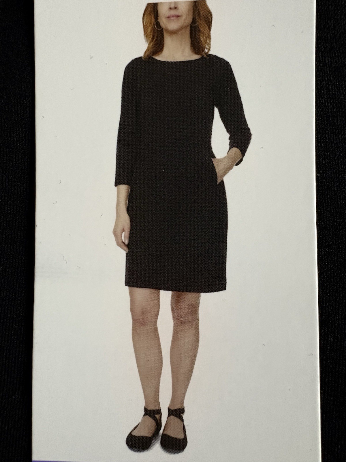 Buffalo David Bitton Luxe Ponte Dress in Black