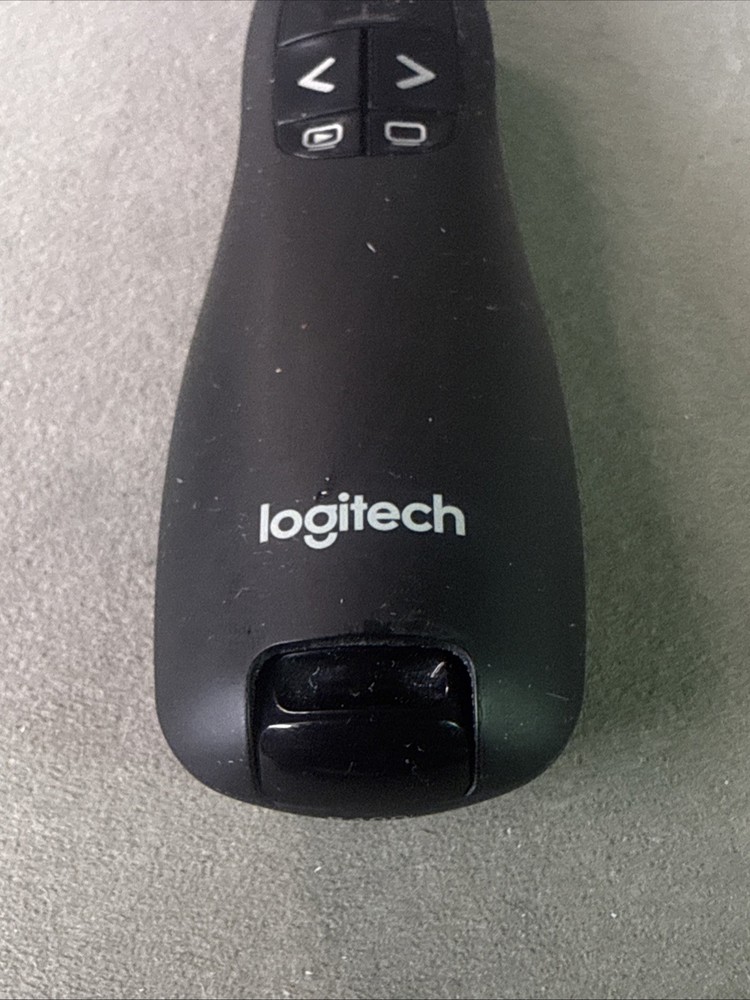 Logitech R-R0008 R400 Wireless Presentation Remote ONLY Clicker Laser Pointer