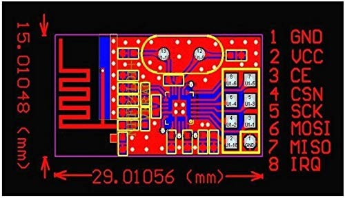 HiLetgo 4pcs NRF24L01+ Wireless Transceiver Module2.4G Transceiver...