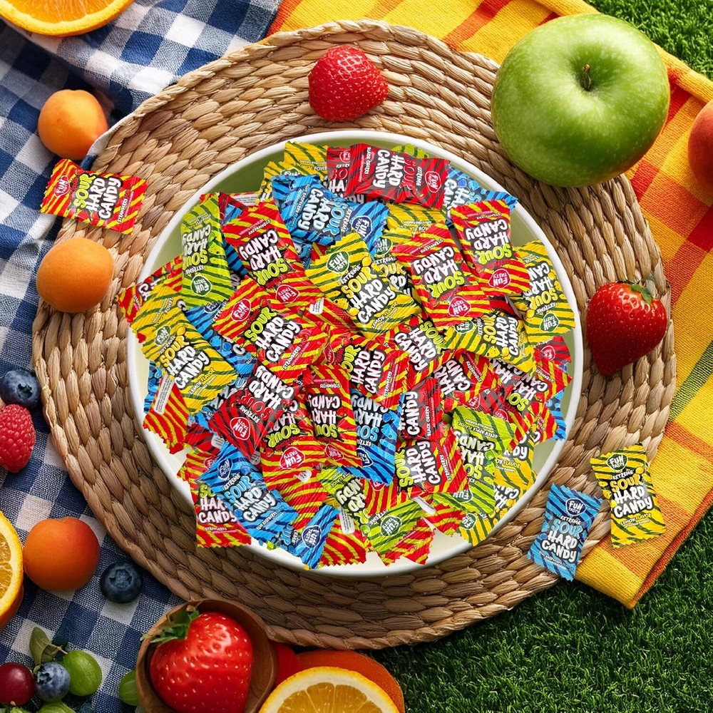 Extreme Sour Hard Candy Mix - 2 Pound Pack