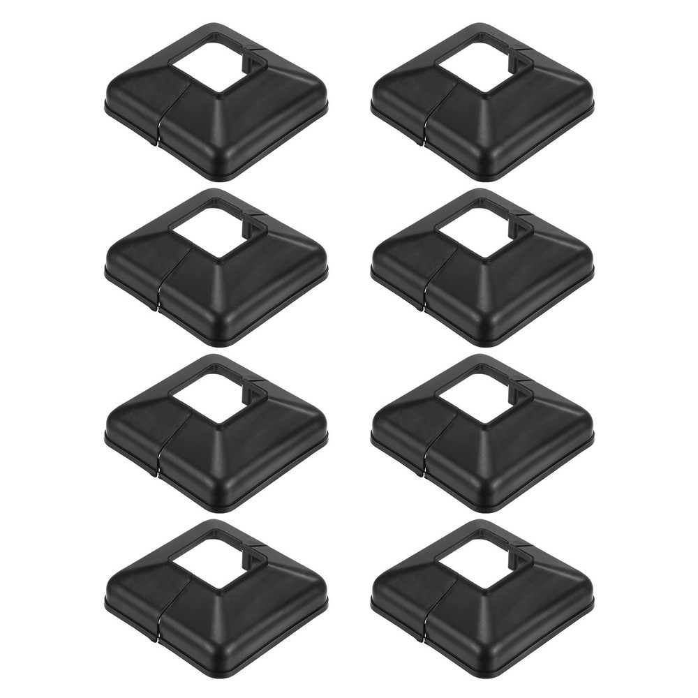8-Pack Post Base Cover, Internal 1.57"x 1.57" Post Skirt Split Type for Railing
