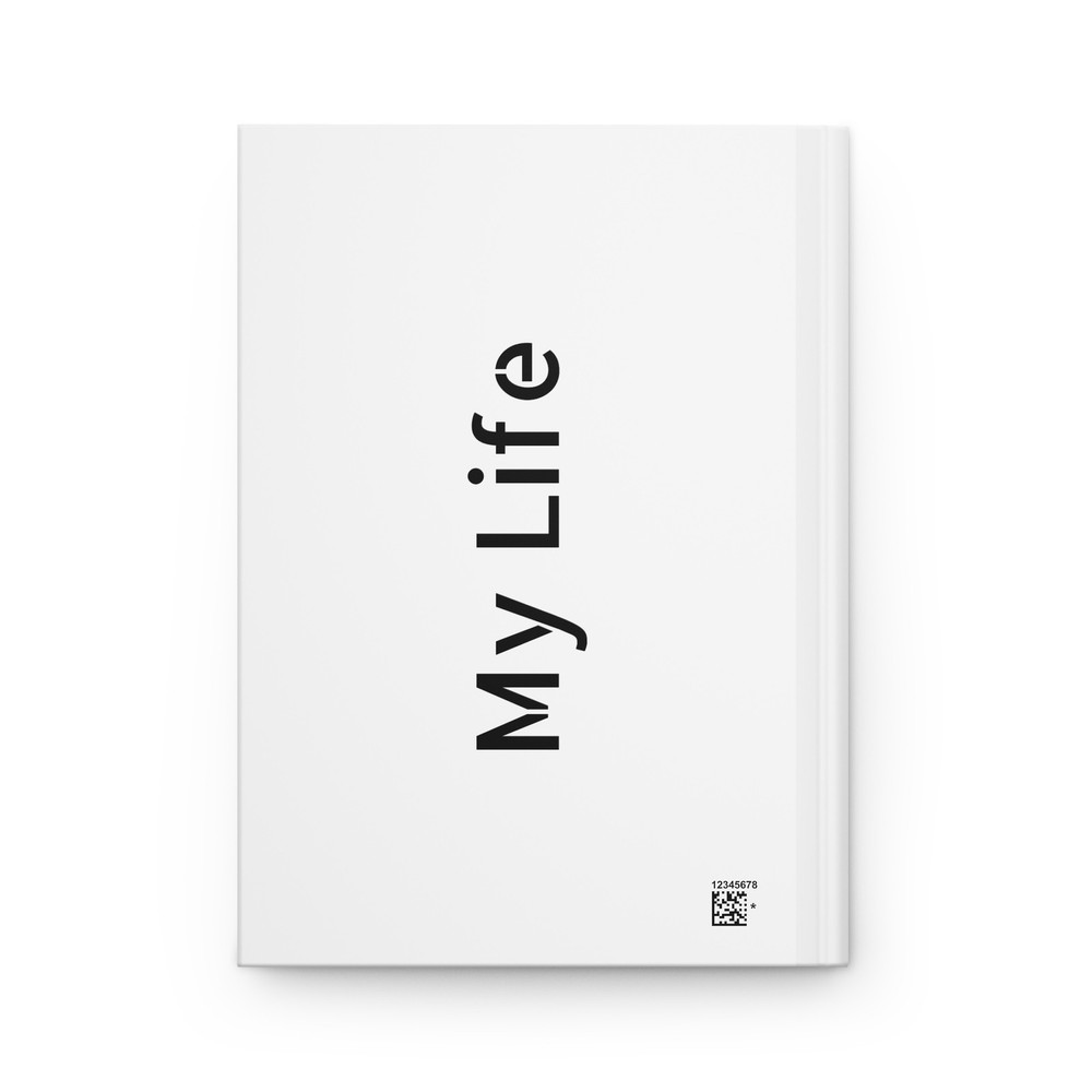 My Journal Hardcover Journal | Minimal Vertical Text Matte