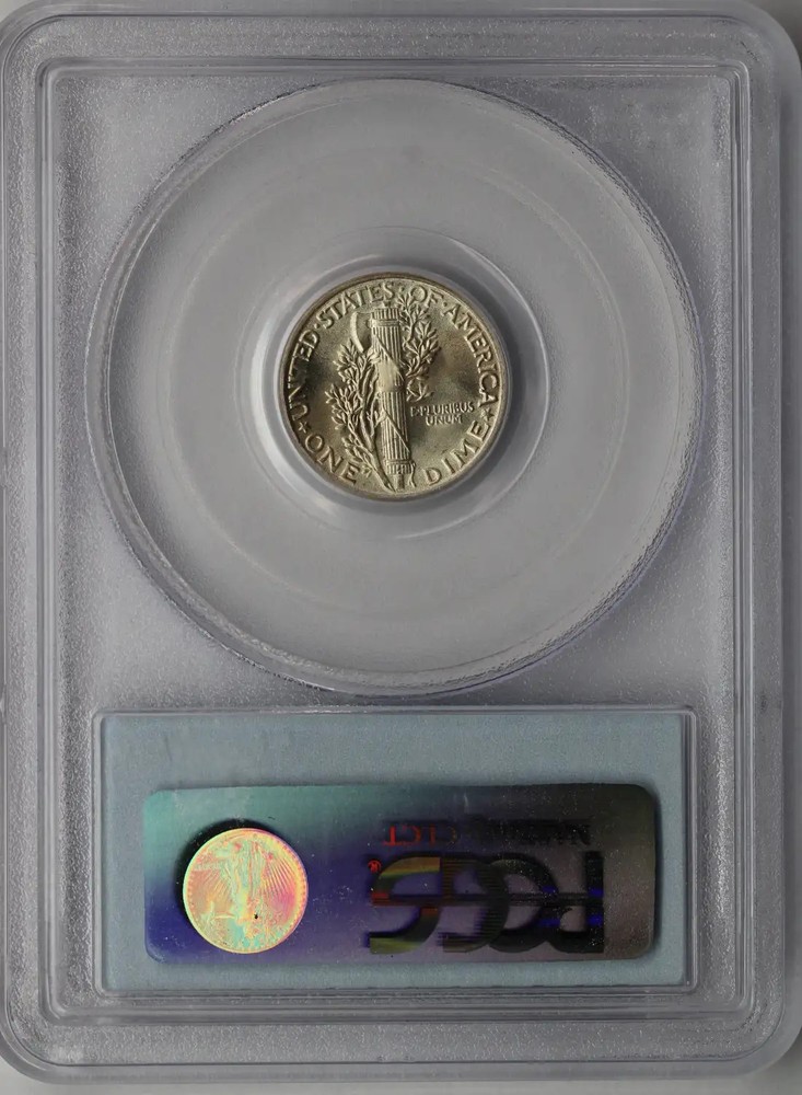 1927 Mercury Dime PCGS MS65FB CAC