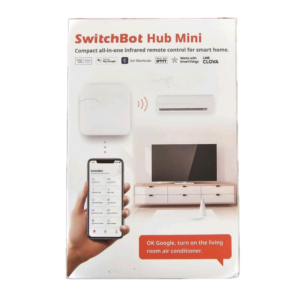 SwitchBot Hub Mini Wi-Fi Home Appliances Smart Remote Control - White