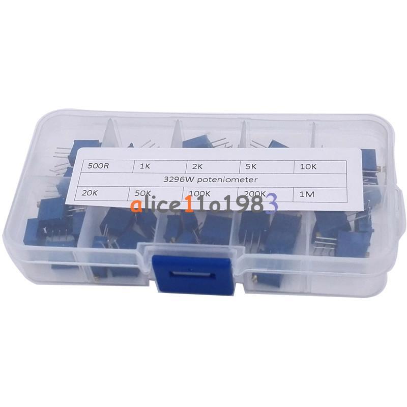 3296W Multi-turn trimmer potentiometer 3296 Variable Resistor Kits With Box