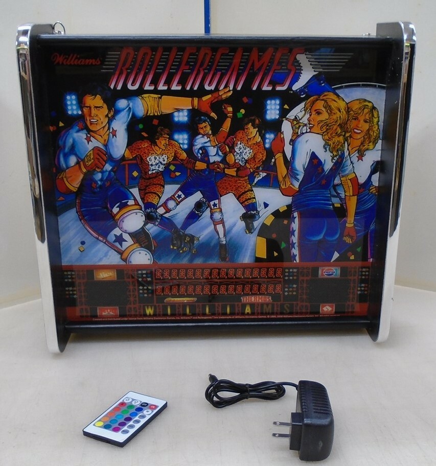 Williams Rollergames Pinball Head LED Display light box