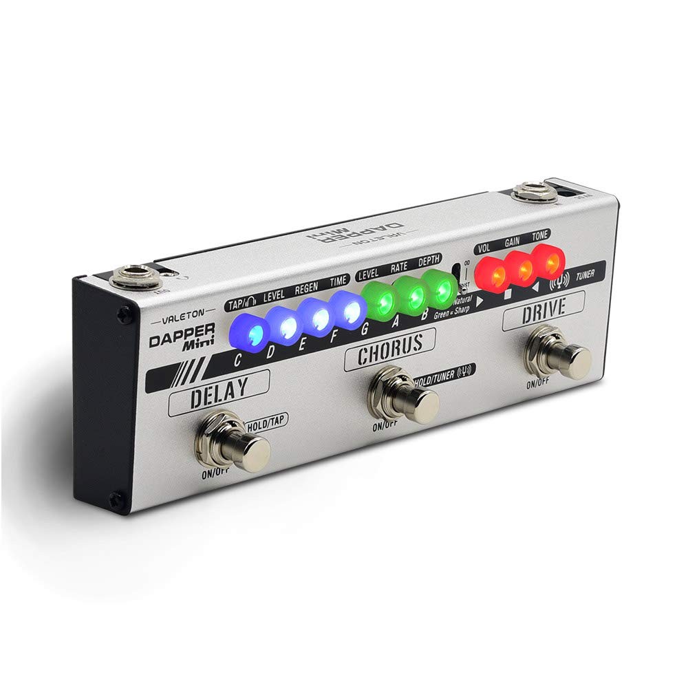 Dapper Mini Stage Session Gigging Gear Overdrive Distortion Chorus Delay Guit...