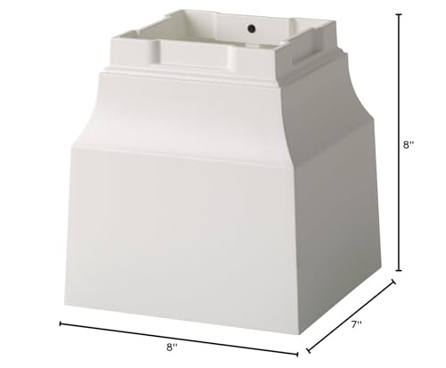 Balmoral Mailbox Post Base Cuff - Steel, Rust-Resistant, Stable Support