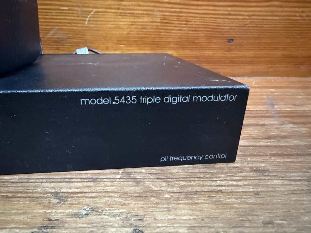 Channel Plus Model 5435 Triple Channel Digital Modulator With Power Adapter