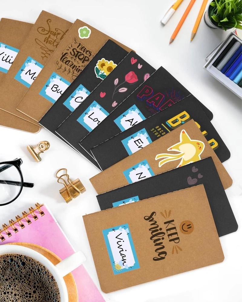 Mini Pocket Notebooks Bulk 12 Packs Blank Small Journal Unlined Notepad Memo Scr