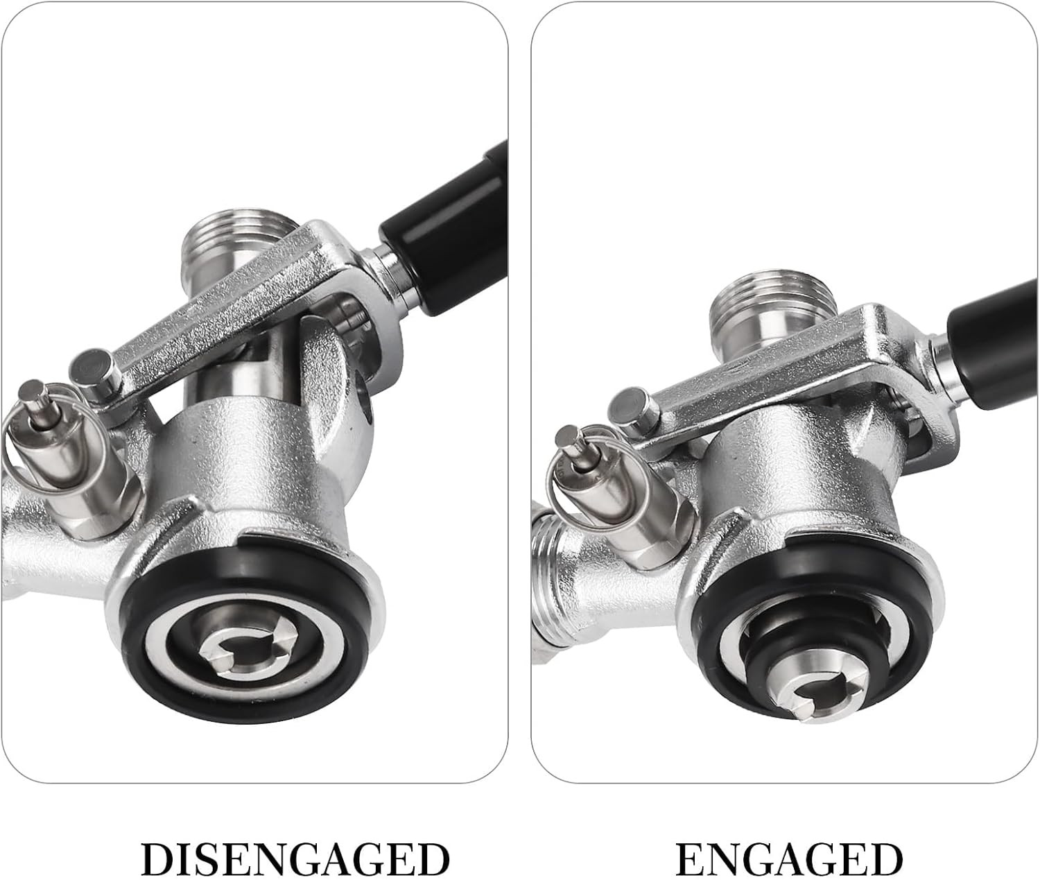 Keg Coupler 304 Stainless Steel Probe Sankey Keg Coupler D System Keg Tap for Ke