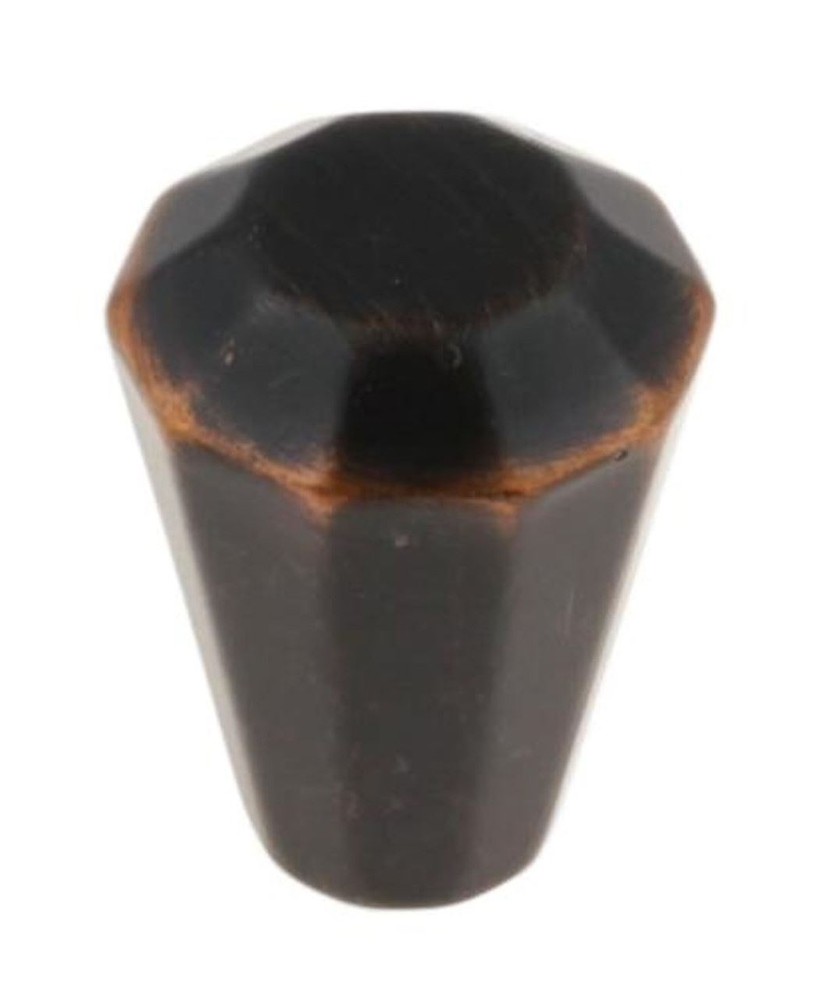 3/4" Melrose Knob Bronze with Copper Highlights