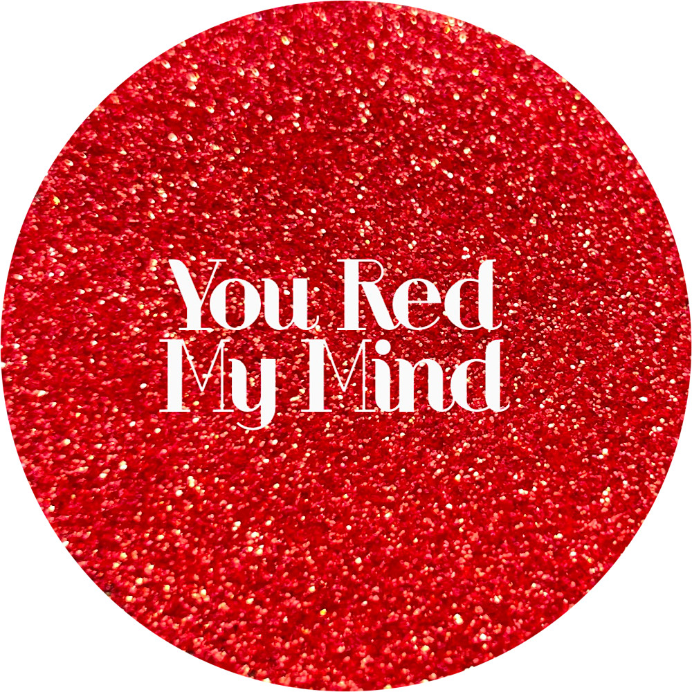 Premium Polyester Glitter - Red Metallic Fine