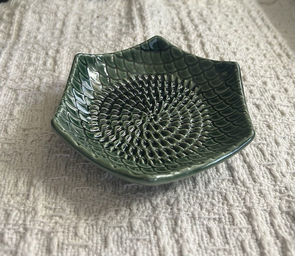 The Grate Plate Ceramic Grating Plate Sage Green
