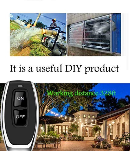 Wireless Remote Switch 12V,DC 328FT--40A relay 12V-72V remote switch