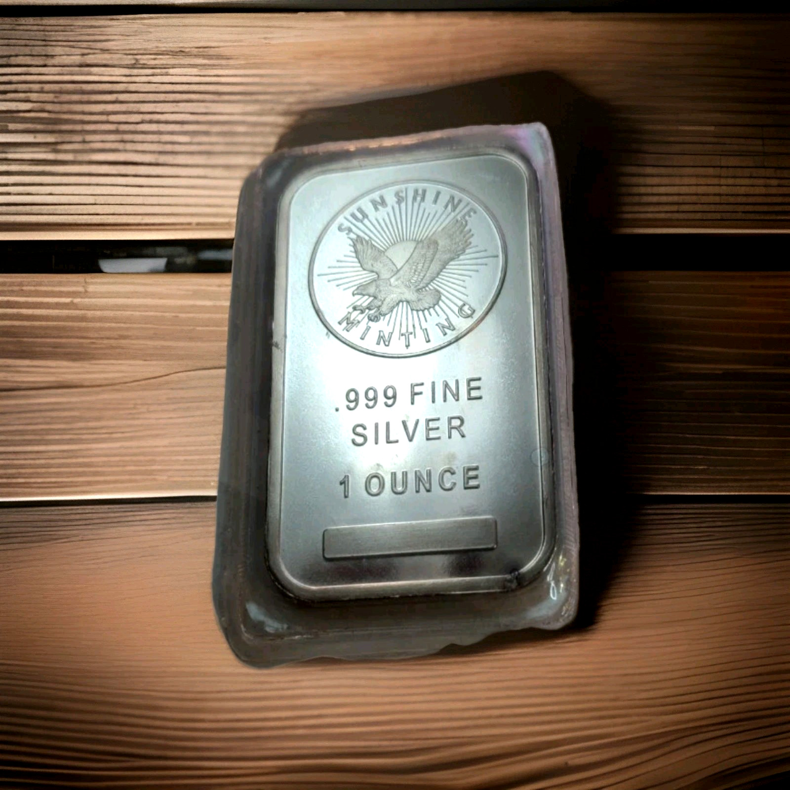 1oz 0.999 Sunshine Minting Silver Bullion Bar ~ Get One Today!