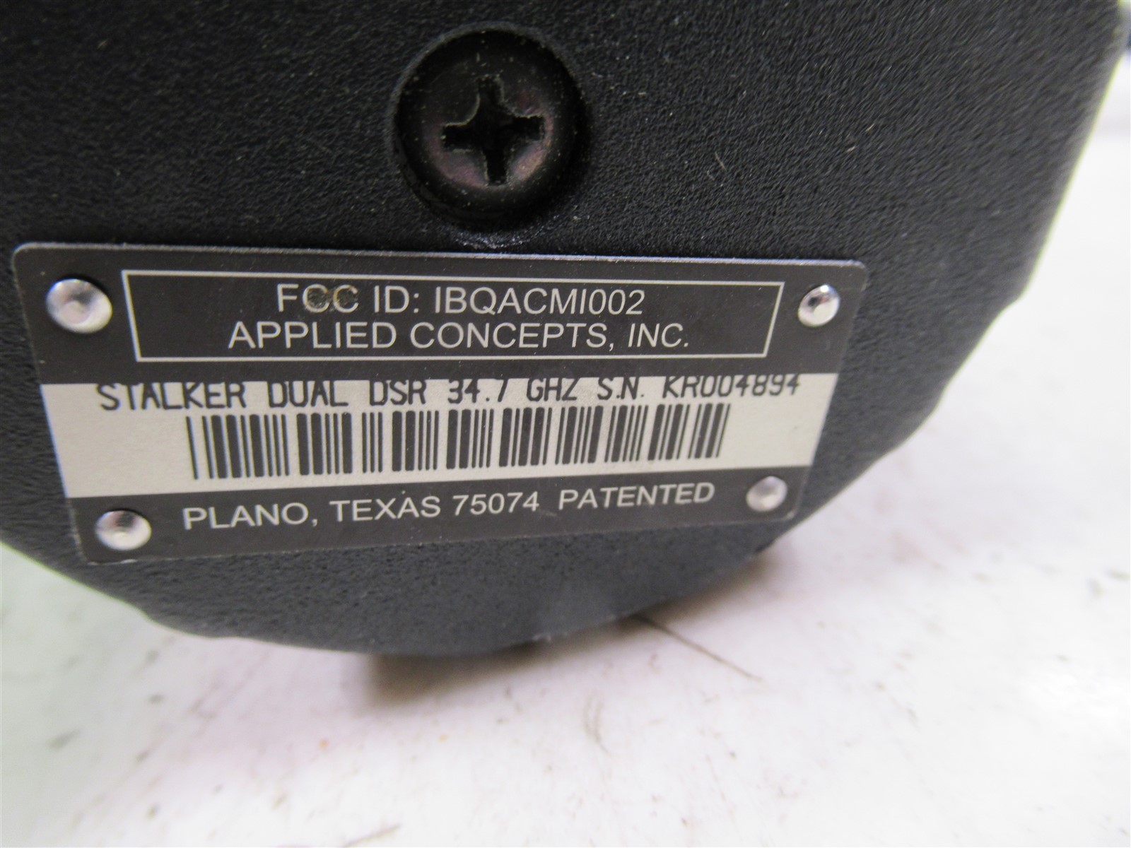 Stalker DSR 2X Police Speed Radar System with Accessories Dual DSR 34.7Ghz